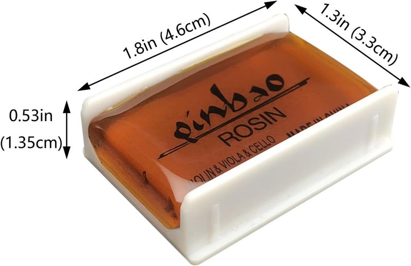 ZeeYee Violin Rosin, Light Low Dust Formula, 6 Pack, for Violin, Viola and Cello, String Instrument Acessories (6) - Image 2